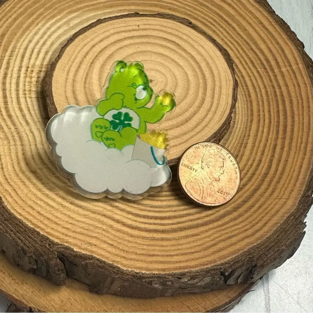 N/A lucky acrylic pin